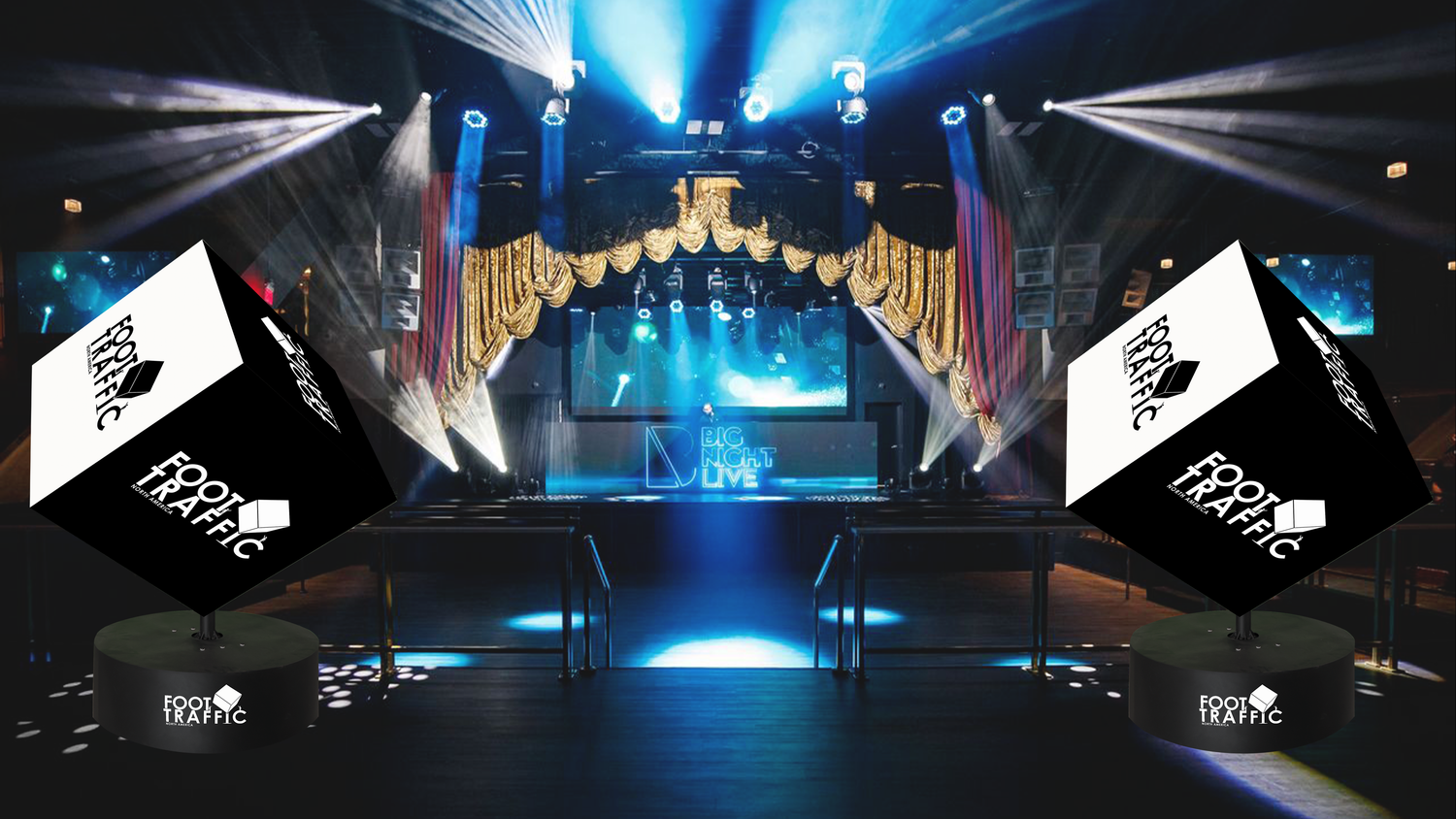 Rotating Cube LED Display