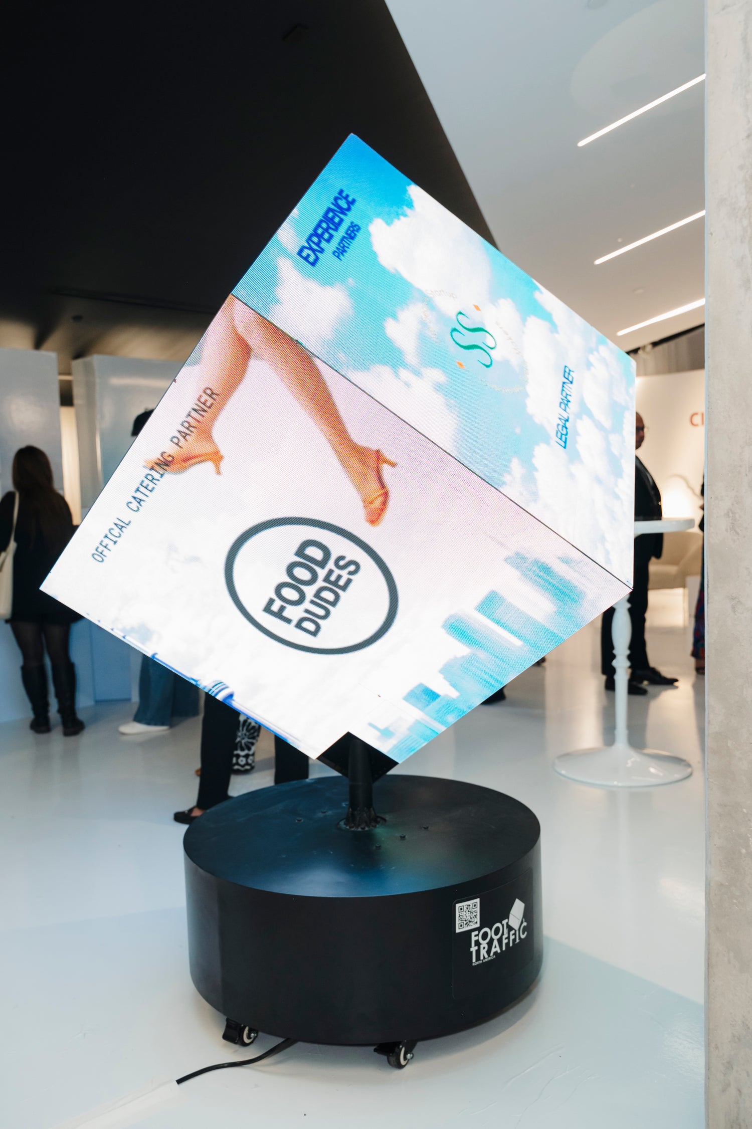 Rotating Cube LED Display