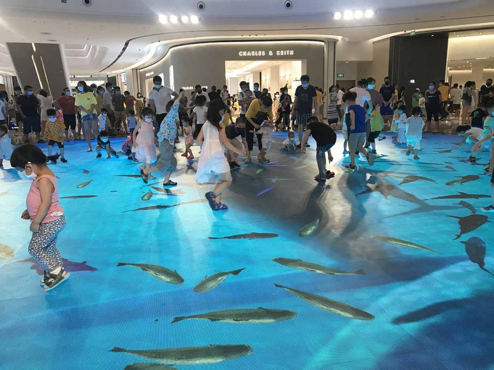 Interactive Touch Floor Panels